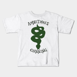 Cunning and ambitious simple snake Kids T-Shirt